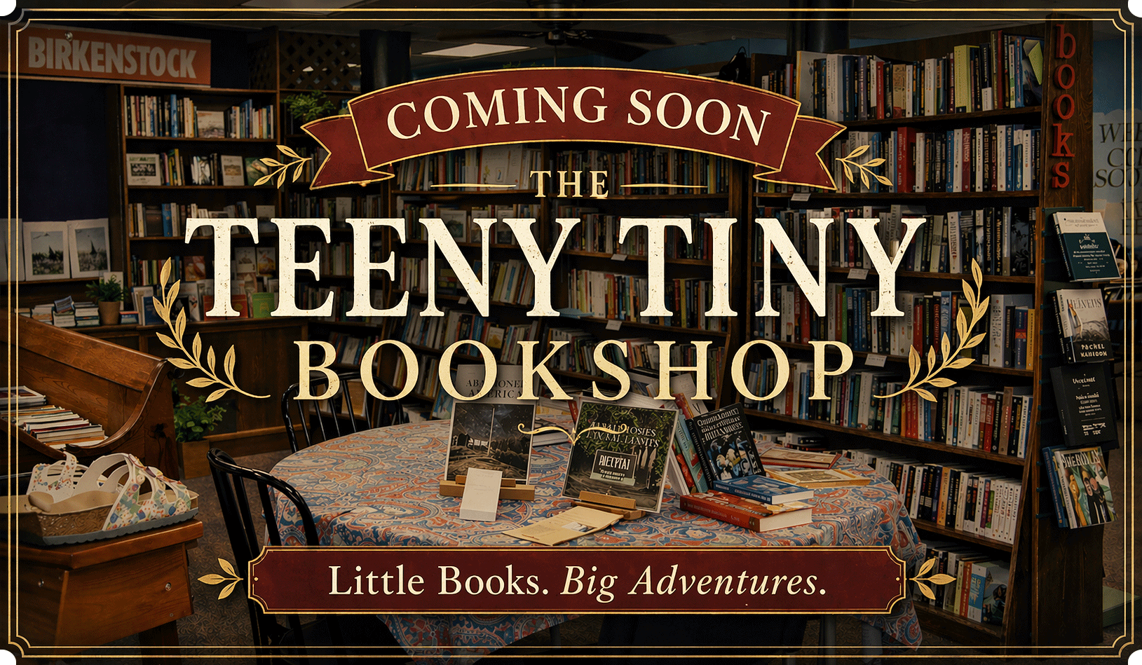 Coming Soon - The Teeny Tiny Bookshop